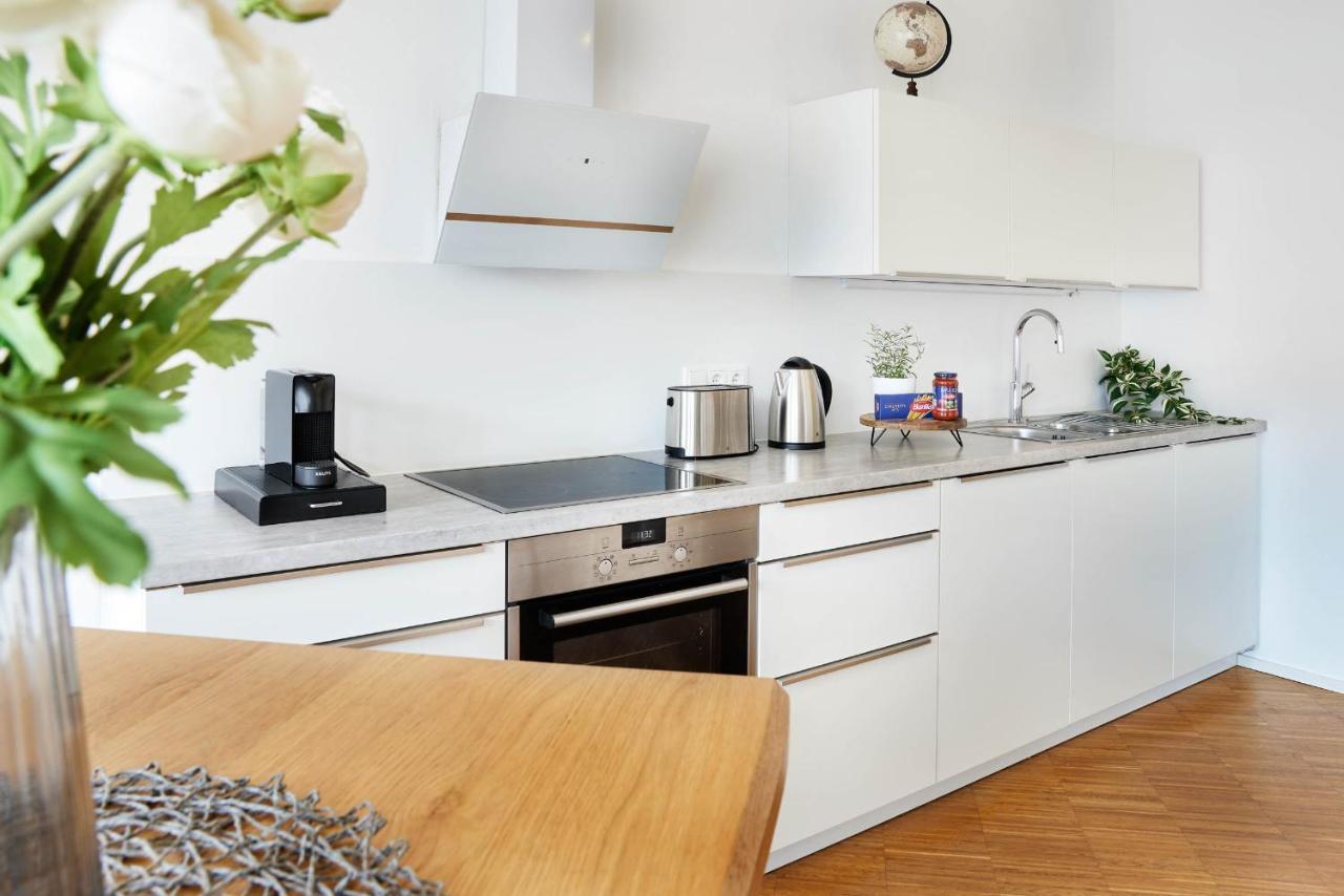 Design City Apartment, Modern, Ebenerdig, Top Lage Вайнхайм Экстерьер фото